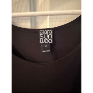 Clara Sun Woo Black Tank Too sz S EUC